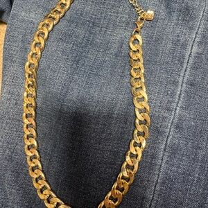 Vintage Monet chunky 1980/1990 Gold-Tone Chain Necklace
